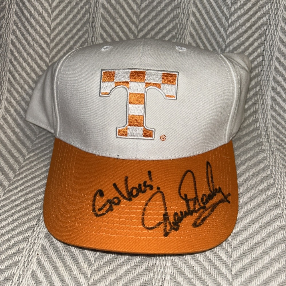 Derek Dooley Signed Tennessee Volunteers Hat "Go Vols!"